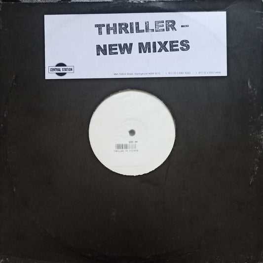 Michael Jackson : Thriller- New Mixes (12", Single, W/Lbl)