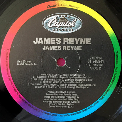 James Reyne : James Reyne (LP, Album)