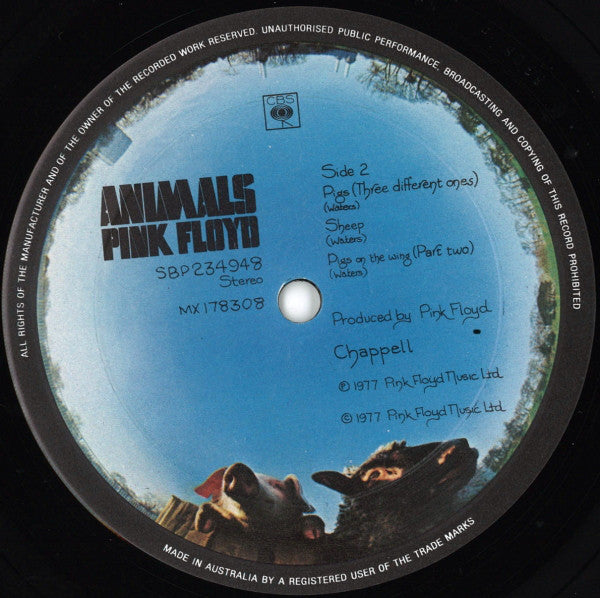 Pink Floyd : Animals (LP, Album, Gat)