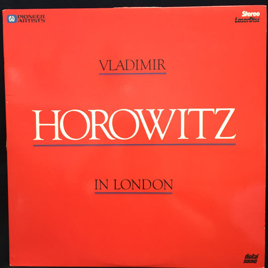 Vladimir Horowitz : Vladimir Horowitz In London (Laserdisc, 12", NTSC)
