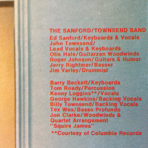 The Sanford Townsend Band* : The Sanford Townsend Band (LP, Album)