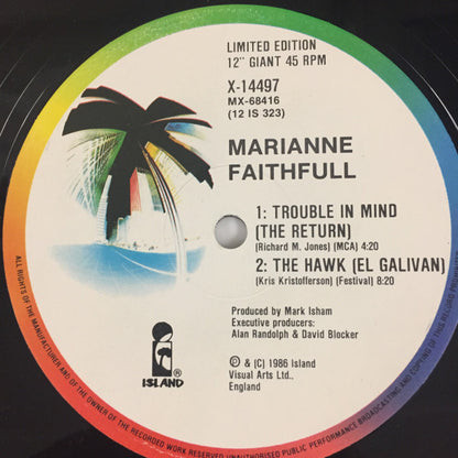 Marianne Faithfull : As Tears Go By (12", Ltd)