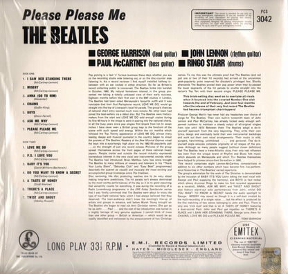 The Beatles : Please Please Me (LP, Album, RE, RM, RP, 180)
