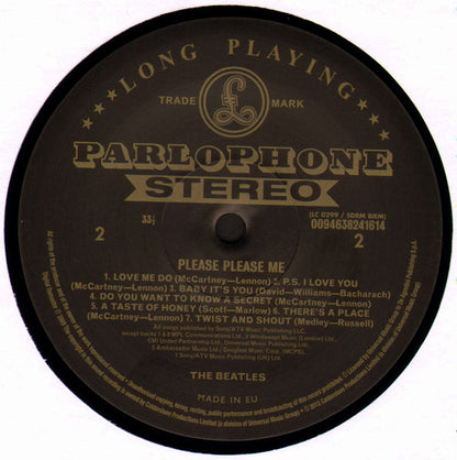 The Beatles : Please Please Me (LP, Album, RE, RM, RP, 180)