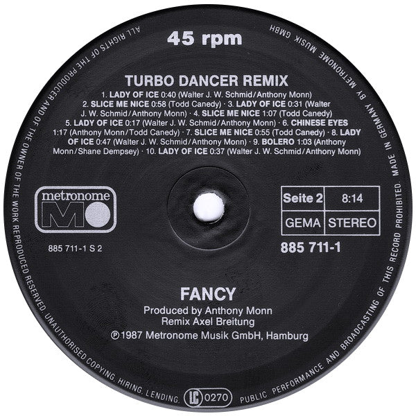 Fancy : Latin Fire (12", Maxi)