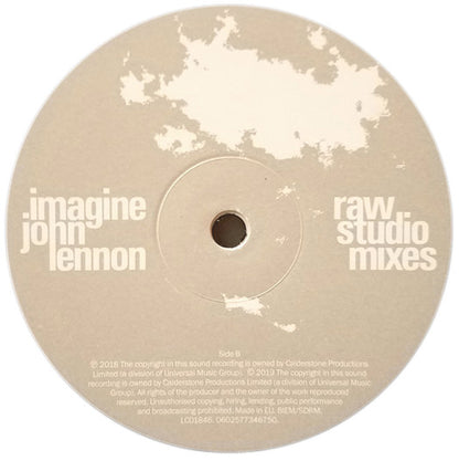 John Lennon : Imagine (Raw Studio Mixes) (LP, RSD, Ltd)