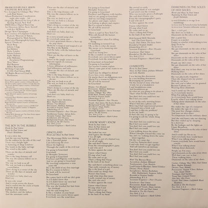 Paul Simon : Graceland (LP, Album, Alt)
