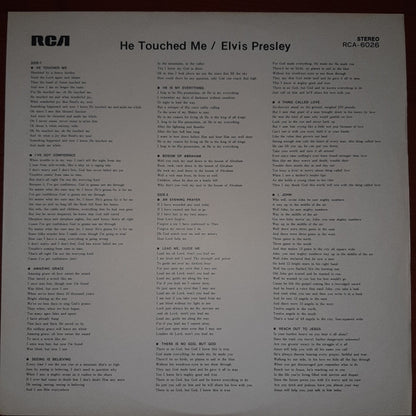 Elvis Presley : He Touched Me (LP, Album)