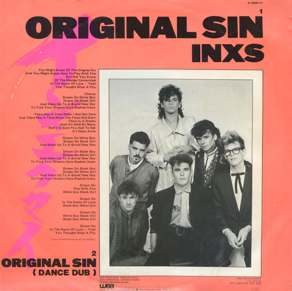 INXS : Original Sin (12", Single)