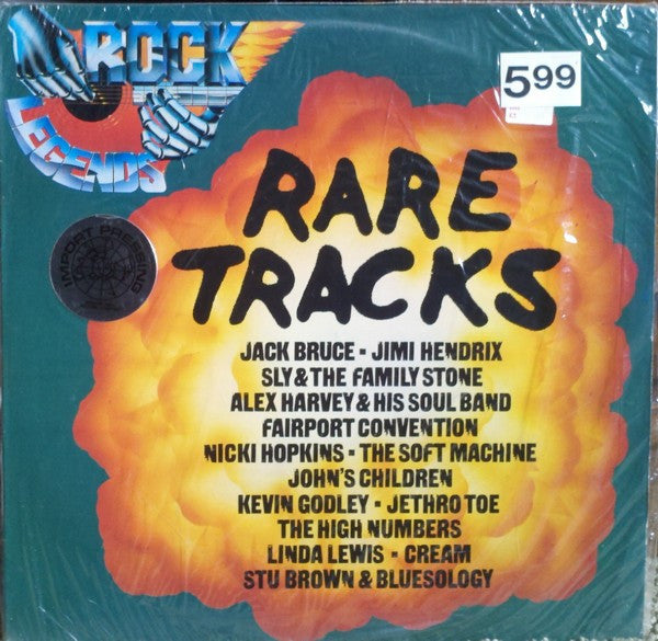 Various : Rock Legends - Rare Tracks (LP, Comp)