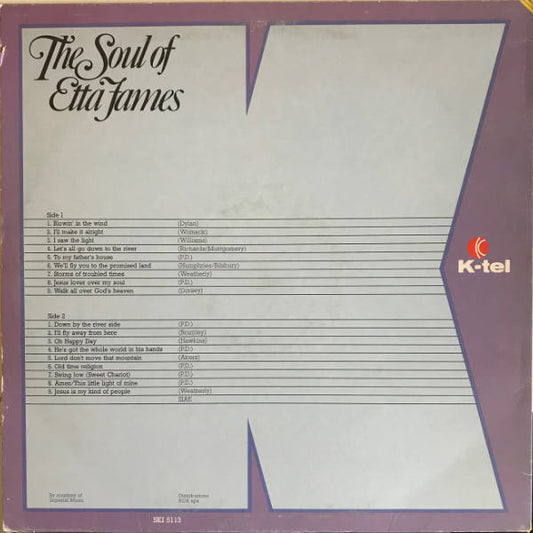 Etta James : The Soul Of Etta James (LP, Comp)