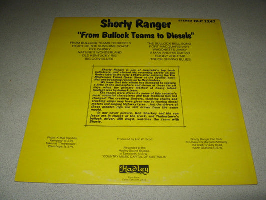 Shorty Ranger : From Bullock Teams To Diesels (LP, Album)