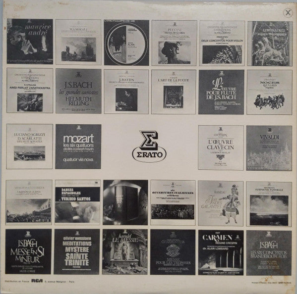 Maurice André interprète J.S. Bach* - Huguette Fernandez - Orchestre De Chambre Jean-François Paillard : Suite En Si Mineur - Concerto Pour Violon & Trompette - Cantate 140 Choral (LP, Pur)