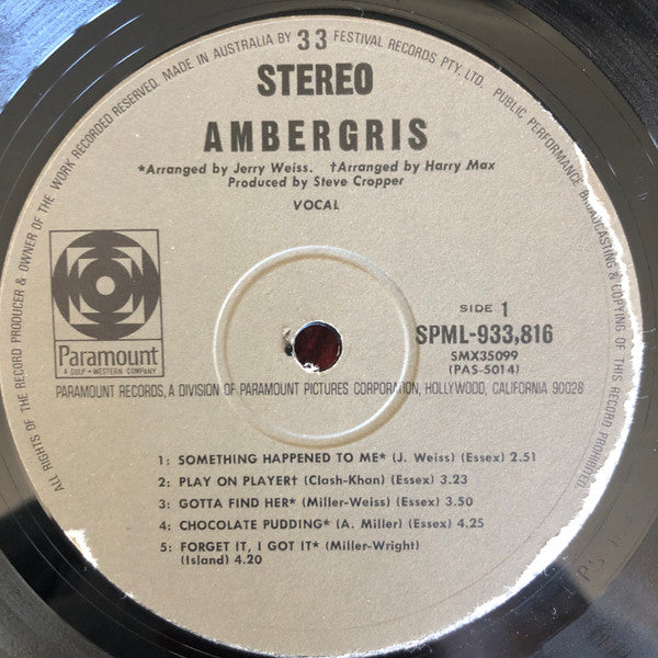 Ambergris (2) : Ambergris (LP)