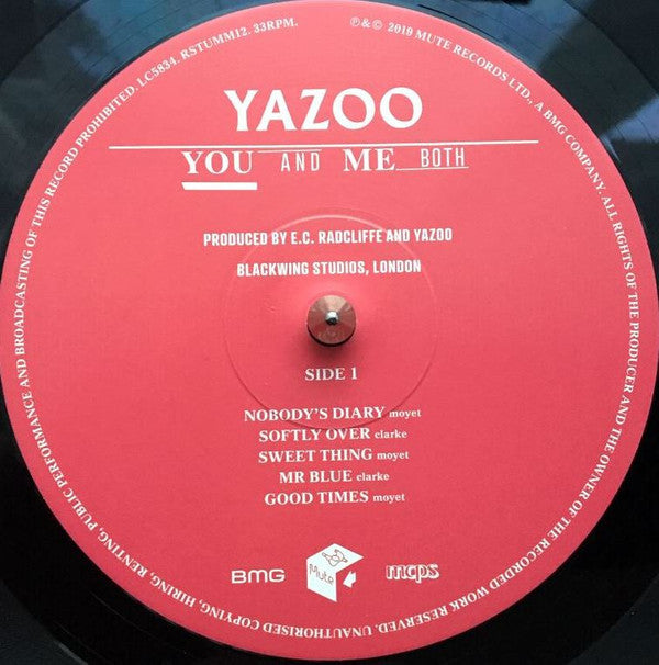 Yazoo : You And Me Both (LP, Album, RE, RM)