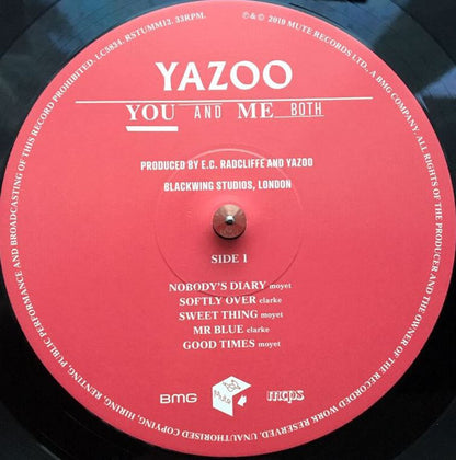 Yazoo : You And Me Both (LP, Album, RE, RM)
