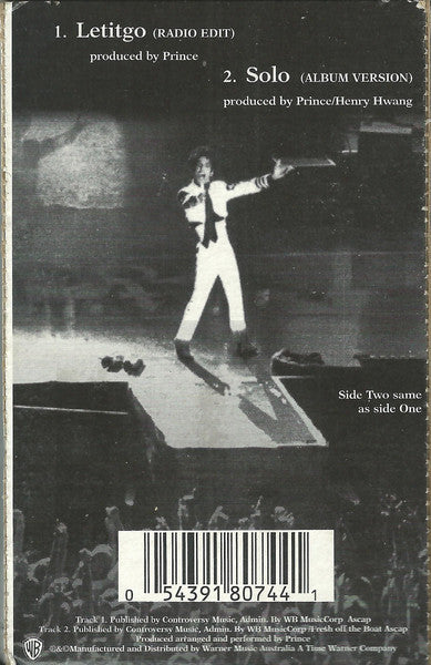 Prince : Letitgo (Cass, Single, Promo, Sli)