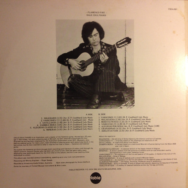 Dale Coulthard : Flamenco Fire (LP)