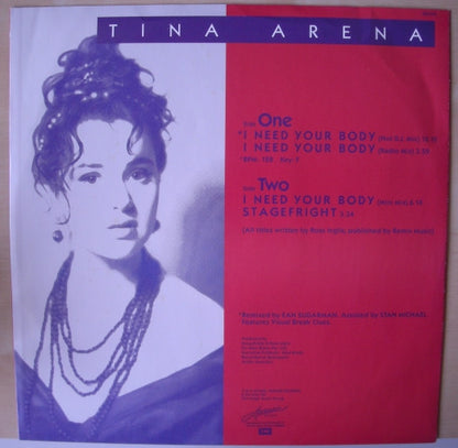 Tina Arena : I Need Your Body (12")