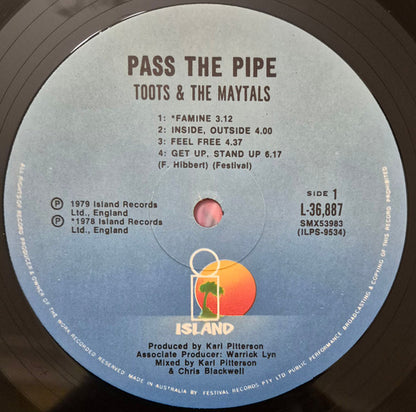 Toots & The Maytals : Pass The Pipe (LP, Album)