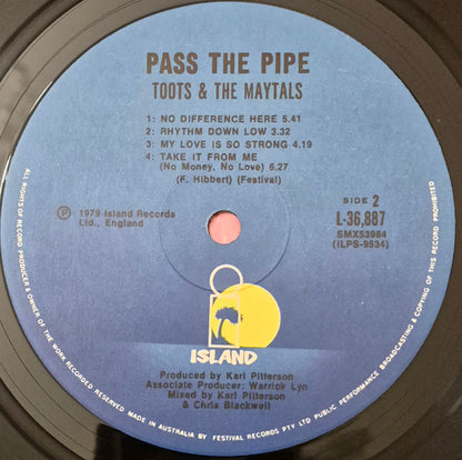 Toots & The Maytals : Pass The Pipe (LP, Album)
