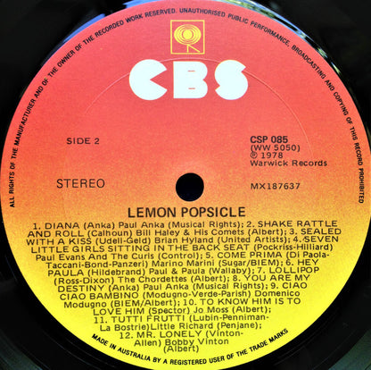 Various : Lemon Popsicle (LP, Comp)