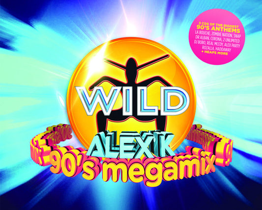 Various : Wild: Alex K's 90s Megamix (CD, Comp, Ltd, Mixed + File, FLAC, MP3, WAV, Album)