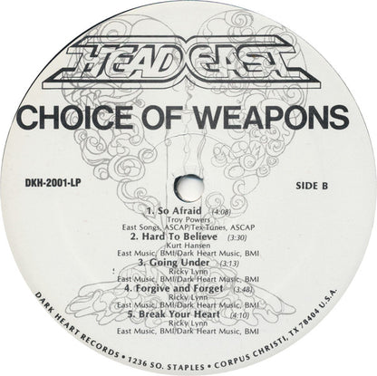 Head East : Choice Of Weapons (LP, Album)