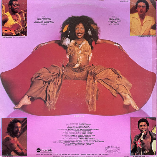 Rufus & Chaka Khan : Rufus Featuring Chaka Khan (LP, Album)