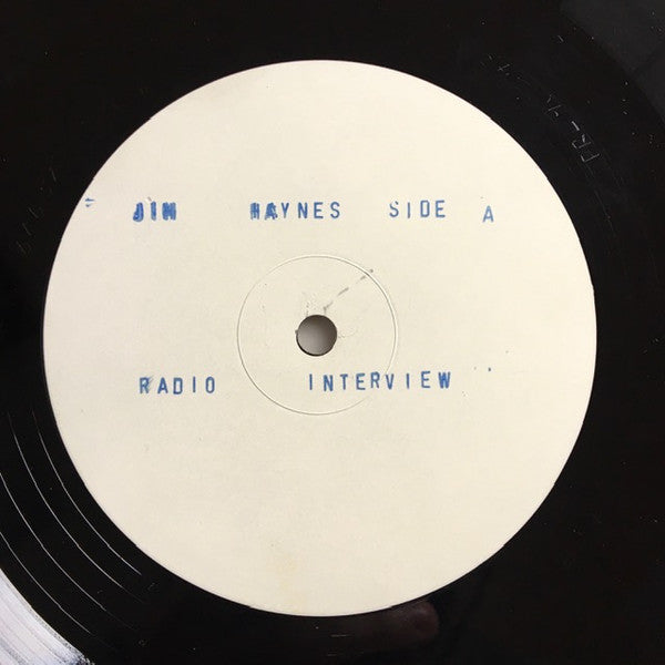 Jim Haynes (4) : Jim Haynes LIVE Interview DISC (12", Promo, W/Lbl, Mow)