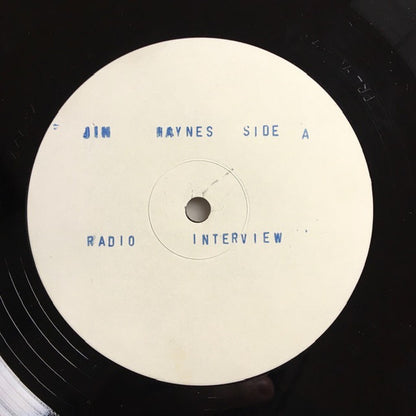 Jim Haynes (4) : Jim Haynes LIVE Interview DISC (12", Promo, W/Lbl, Mow)