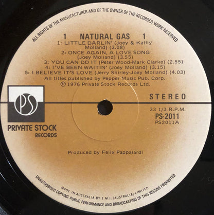 Natural Gas : Natural Gas (LP, Album)