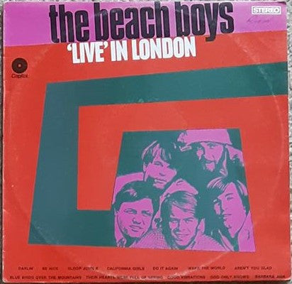 The Beach Boys : Live In London (LP, Album)