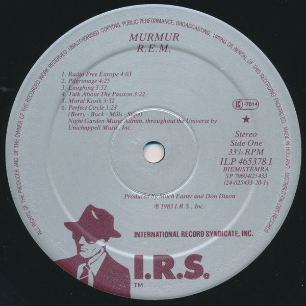 R.E.M. : Murmur (LP, Album, RE)