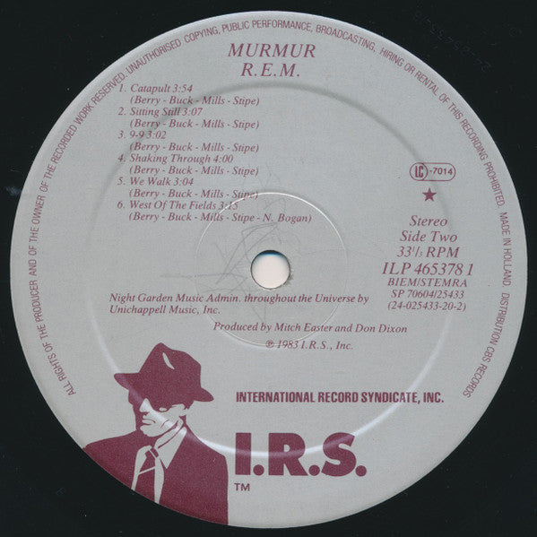 R.E.M. : Murmur (LP, Album, RE)