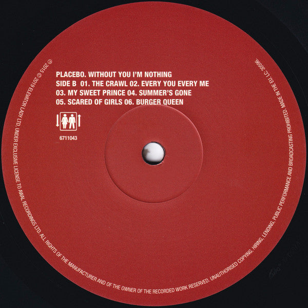 Placebo : Without You I'm Nothing (LP, Album, RE, RM, Gat)