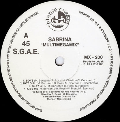 Sabrina : Multimegamix (12")