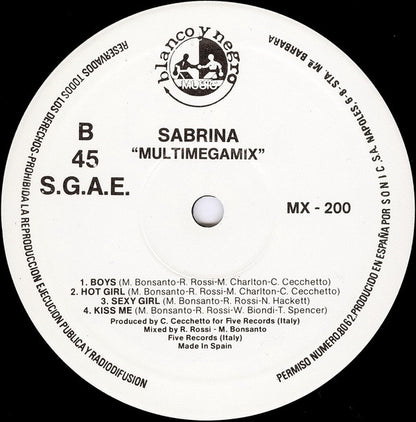 Sabrina : Multimegamix (12")