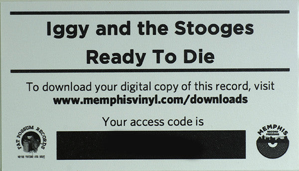 The Stooges : Ready To Die (LP, Album, RE)
