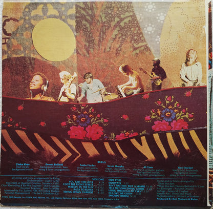 Rufus Featuring Chaka Khan : Rags To Rufus (LP, Album, Ter)