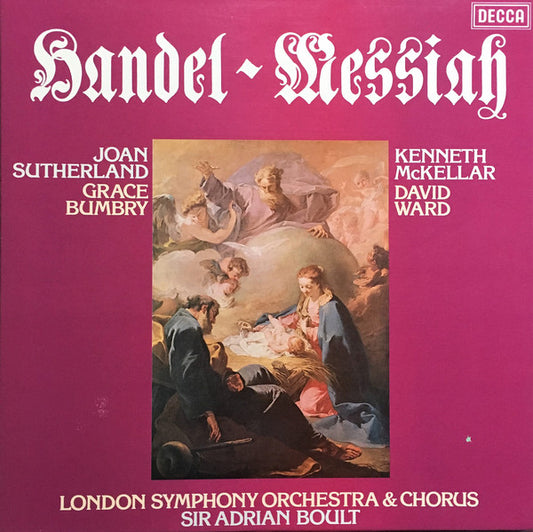 Georg Friedrich Händel : Messiah (3xLP, Album, RE + Box)