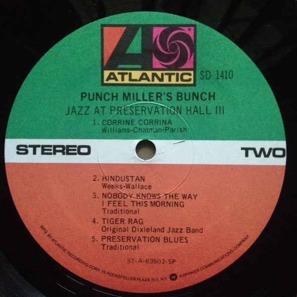 Paul Barbarin And His Jazz Band / Punch Miller's Bunch & George Lewis (2) : Jazz At Preservation Hall III (LP, Album, RP, Spe)