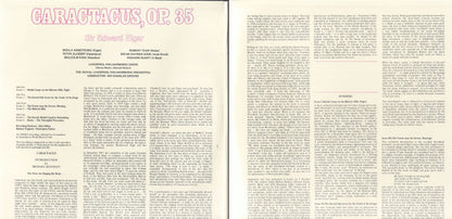 Sir Edward Elgar : Caractacus (2xLP, Album, Quad, Club, Gat)