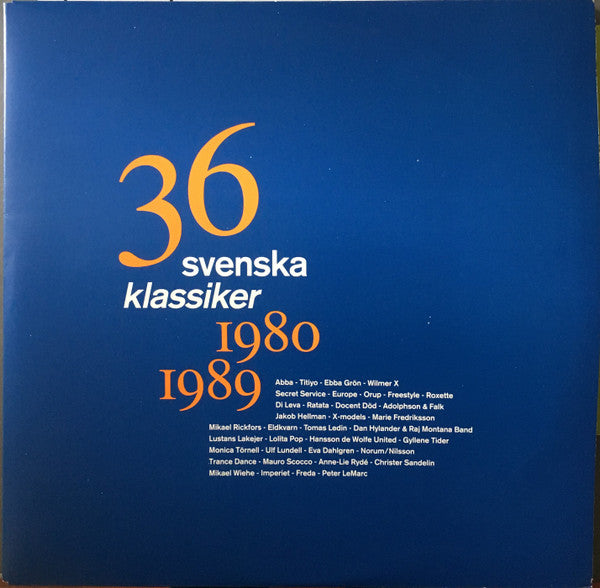 Various : 36 Svenska Klassiker 1980-1989 (3xLP, Comp)
