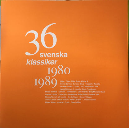Various : 36 Svenska Klassiker 1980-1989 (3xLP, Comp)