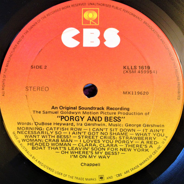 Samuel Goldwyn : Porgy And Bess - The Samuel Goldwyn Motion Picture Production (LP, Album, Yel)