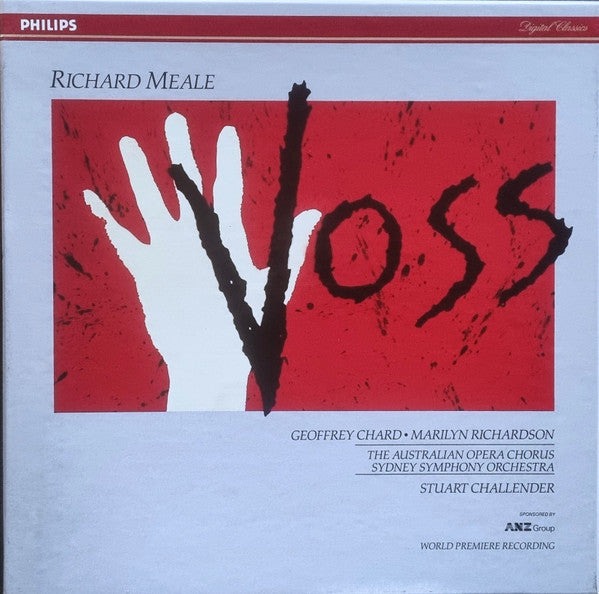 Richard Meale, Geoffrey Chard, Marilyn Richardson, The Australian Opera Chorus*, Sydney Symphony Orchestra, Stuart Challender : Voss (2xLP, Album + Box)
