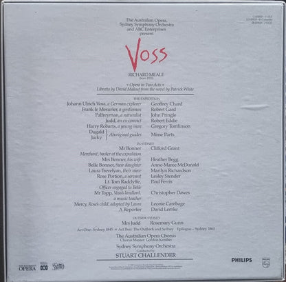 Richard Meale, Geoffrey Chard, Marilyn Richardson, The Australian Opera Chorus*, Sydney Symphony Orchestra, Stuart Challender : Voss (2xLP, Album + Box)