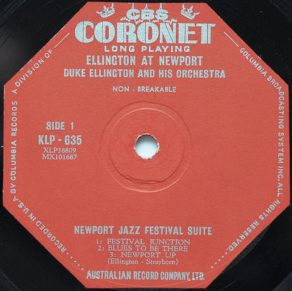 Duke Ellington And His Orchestra : Ellington At Newport (LP, Album, Mono)
