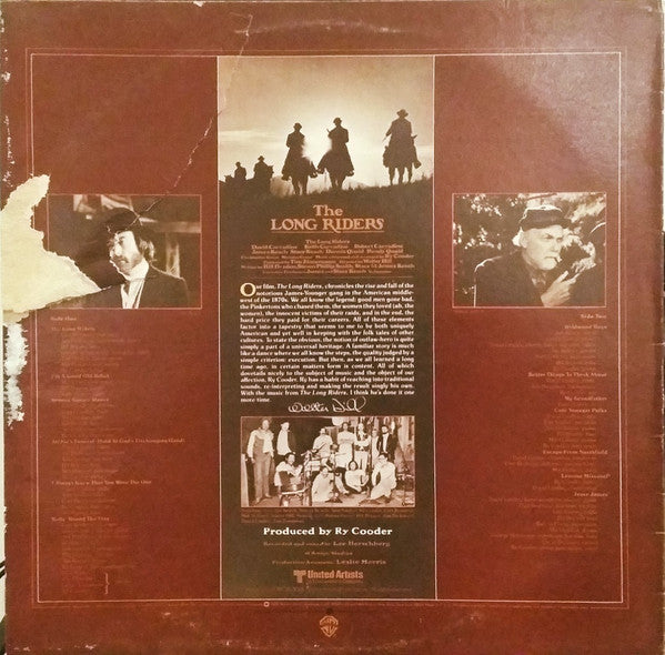 Ry Cooder : The Long Riders (Original Sound Track) (LP, Album)